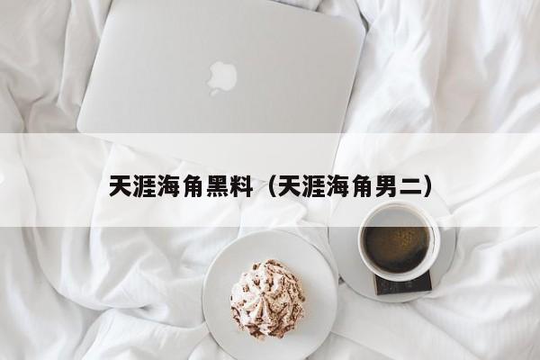 天涯海角黑料（天涯海角男二）